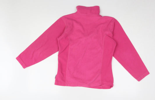 Trespass Women's Pink Fleece Pullover Hoodie Size 14