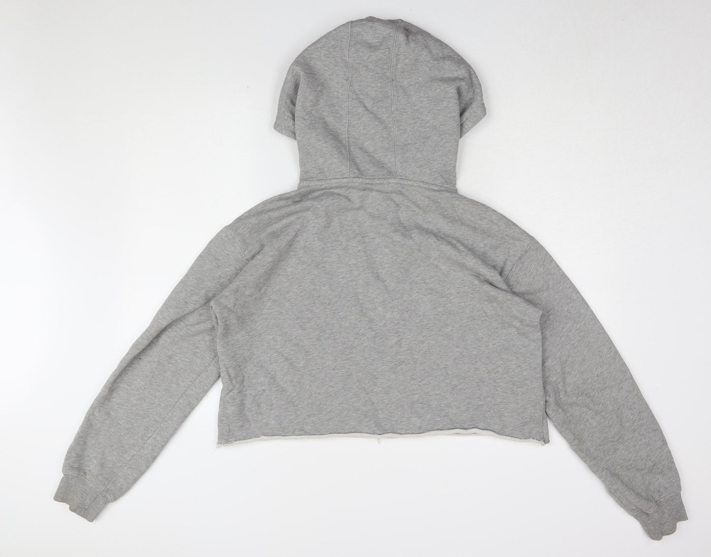 Champion Unisex Grey Pullover Hoodie L Cotton