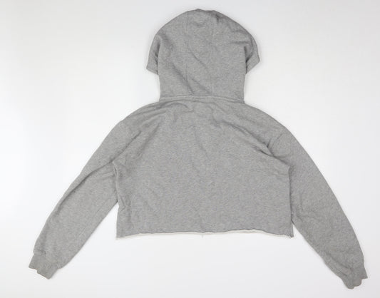 Champion Unisex Grey Pullover Hoodie L Cotton