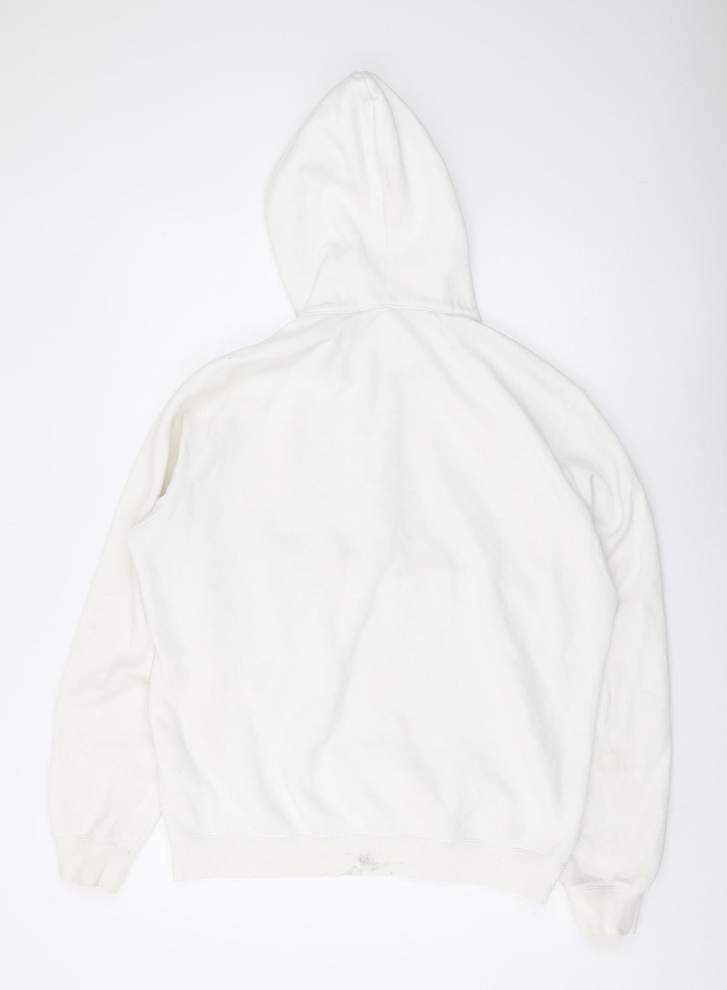 Champion Unisex White Hoodie - L - Comfortable and Stylish