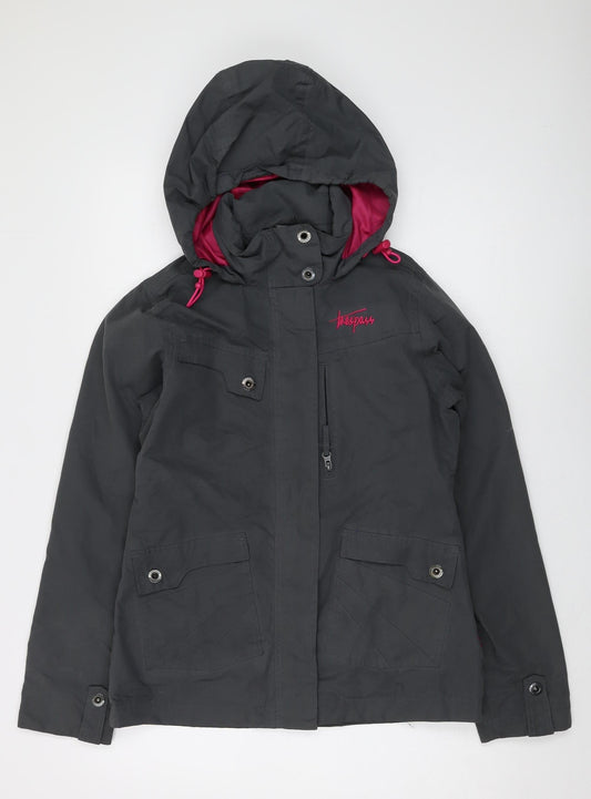 Trespass Women's Black Parka Jacket S Waterproof