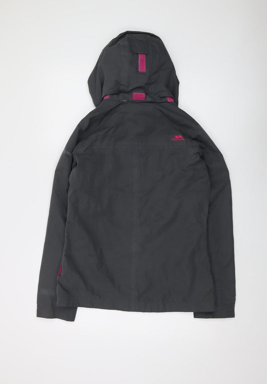 Trespass Women's Black Parka Jacket S Waterproof