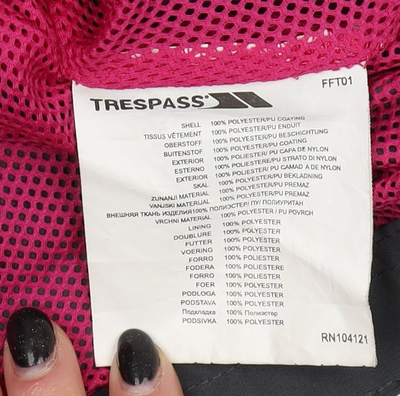 Trespass Women's Black Parka Jacket S Waterproof