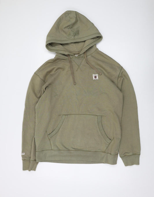 Quiksilver Men's Green Pullover Hoodie S Casual