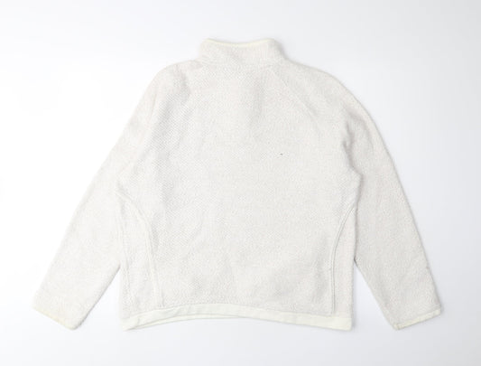 WenaTich Women's Ivory Knit Pullover Sweatshirt L