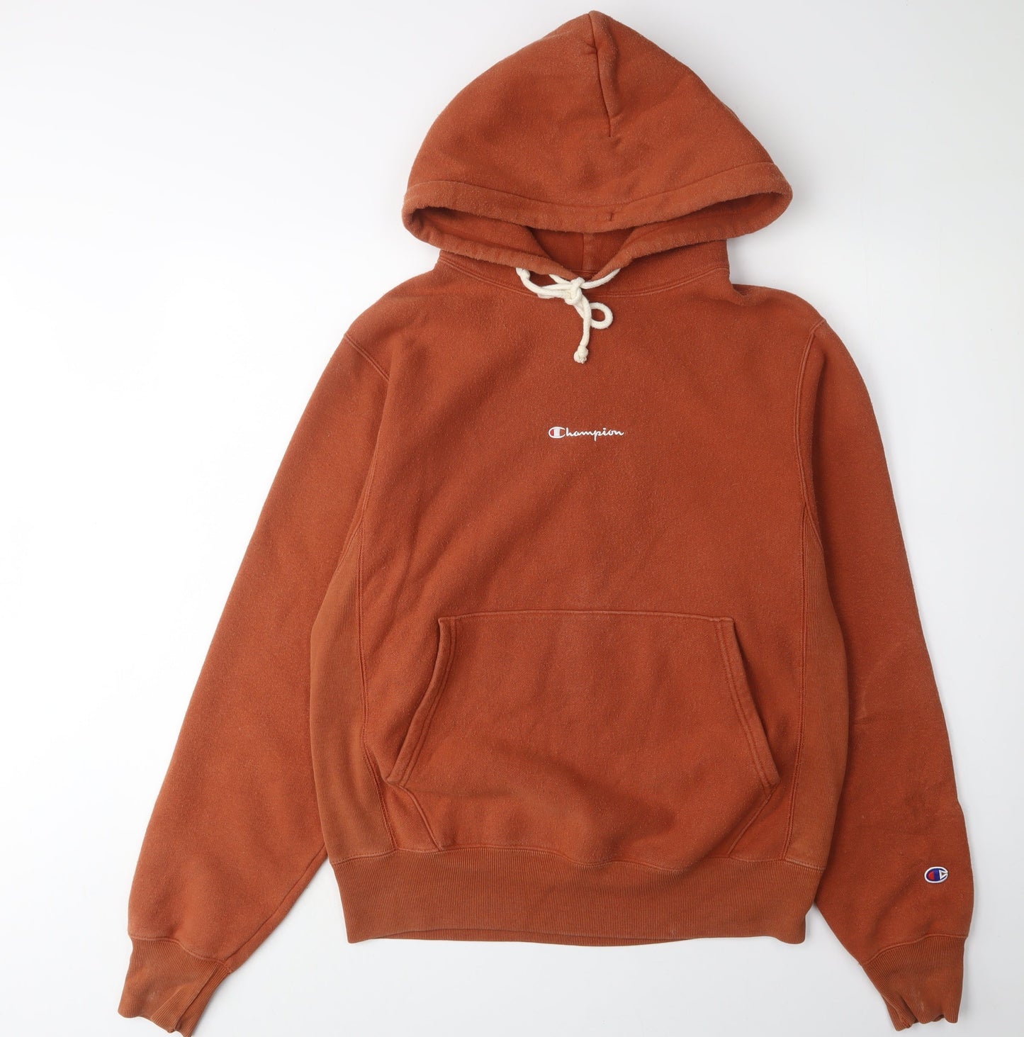 Champion Men's Brown Pullover Hoodie, Size S