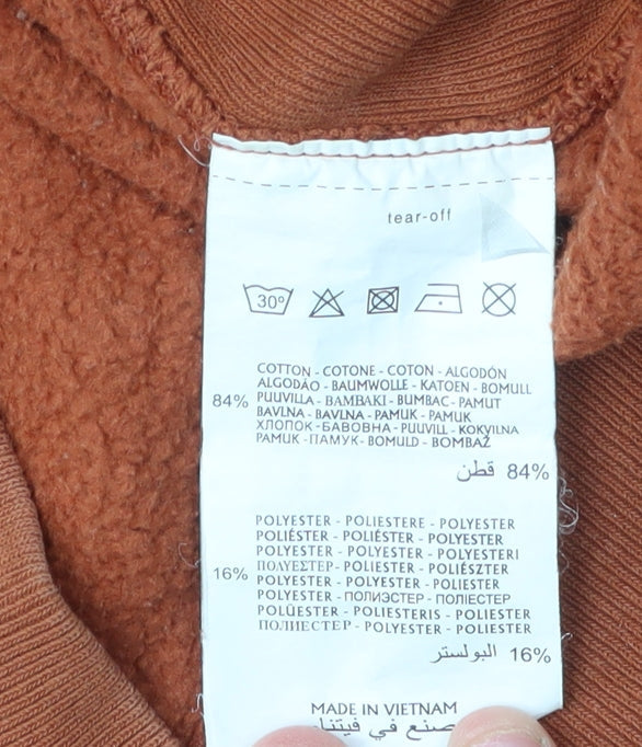 Champion Men's Brown Pullover Hoodie, Size S