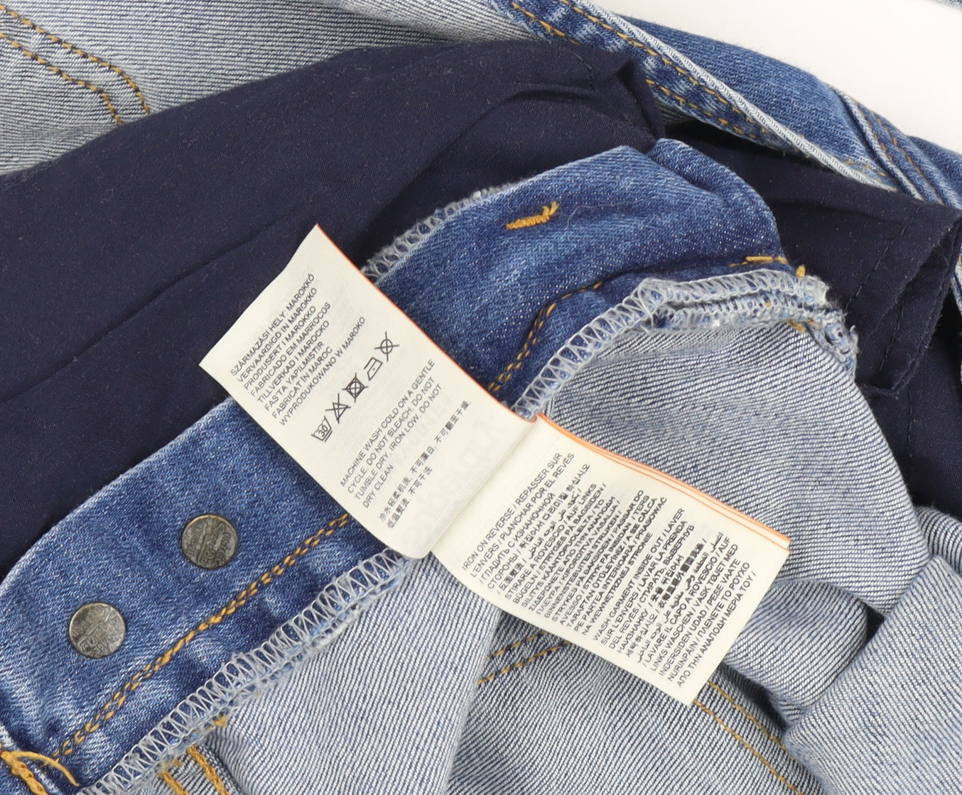 SuperDry Women's Blue Distressed Denim Overalls