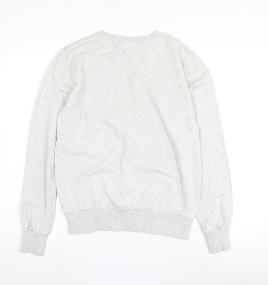 Disney Grey Mickey Mouse Pullover Sweatshirt M Unisex