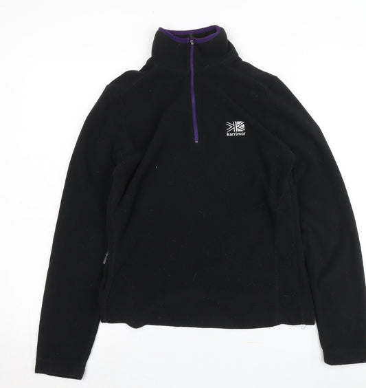 Karrimor Women's Black Pullover Fleece Sweatshirt Size 8