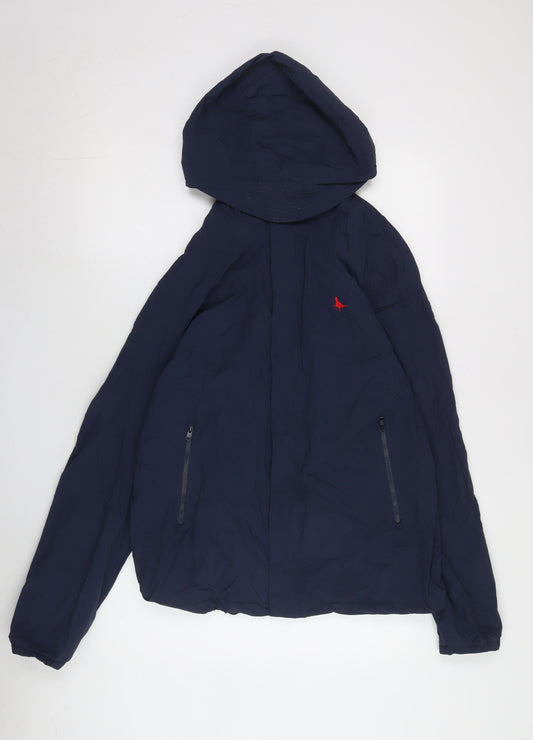 Jack Wills Unisex Blue Windbreaker Jacket M