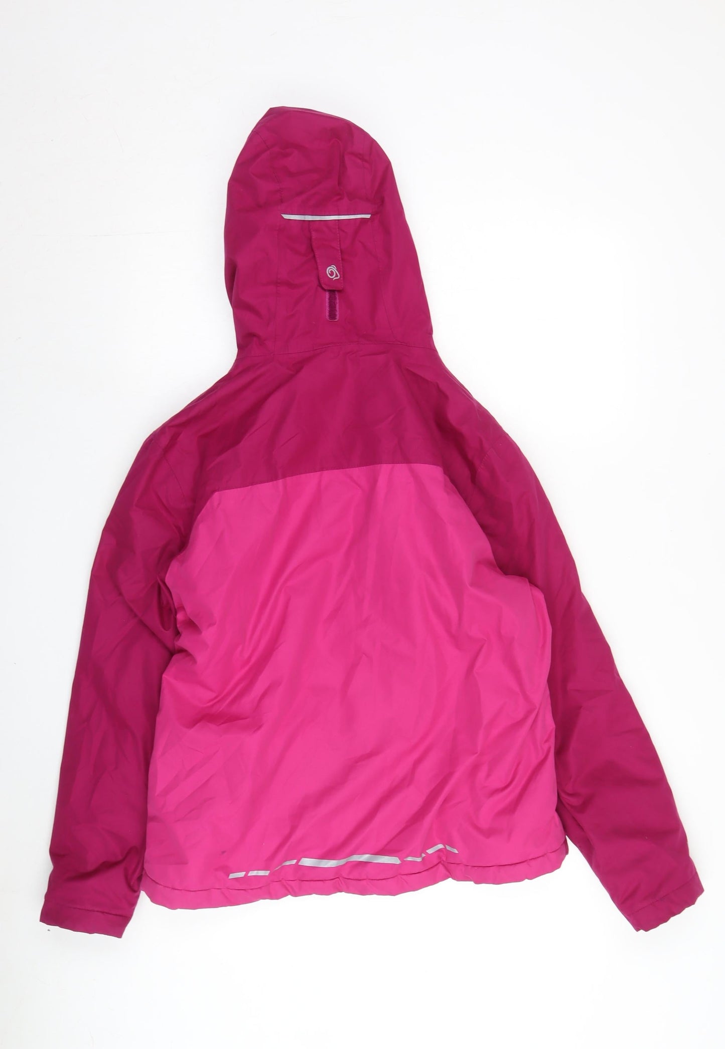 Craghoppers Women's Pink Parka Jacket, Size 12, Hooded
