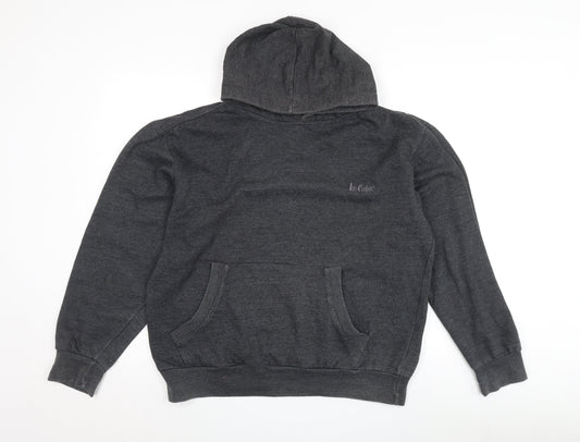 Lee Cooper Men's Grey Pullover Hoodie, Size S