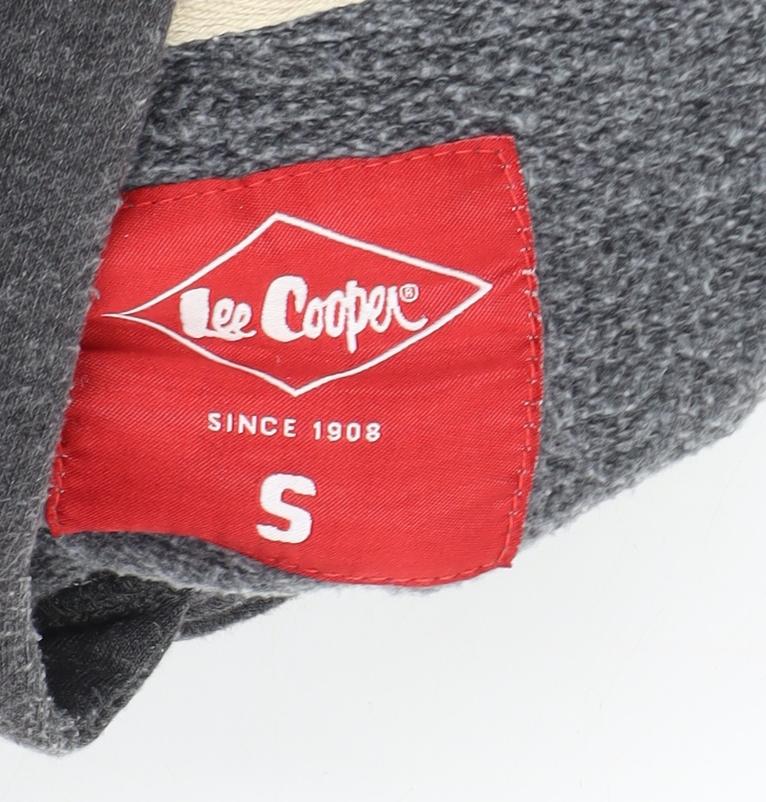 Lee Cooper Men's Grey Pullover Hoodie, Size S
