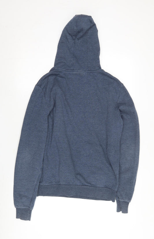 Superman Men's Blue Pullover Hoodie Large