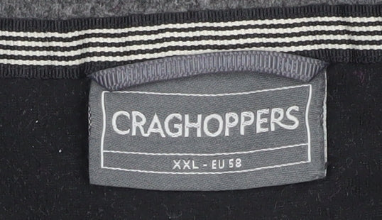 Craghoppers Men's Black 1/4 Zip Fleece Sweatshirt XL