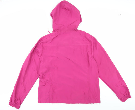 Champion Women's Pink Windbreaker Jacket L