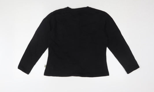 Falmer Black Unisex S Logo Pullover Sweatshirt Casual