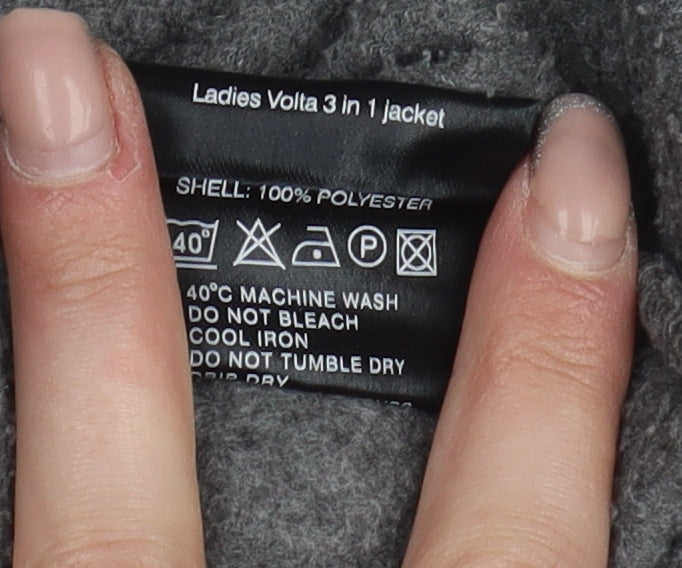 TOG 24 Women's Grey Full-Zip Sweatshirt Size 10