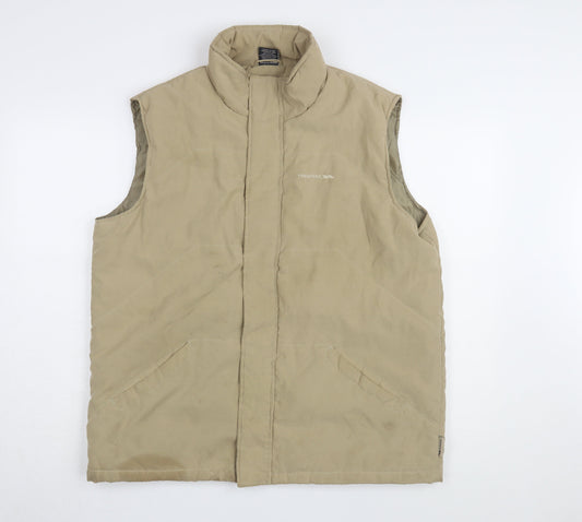 Trespass Men's Beige Lined Waistcoat - L