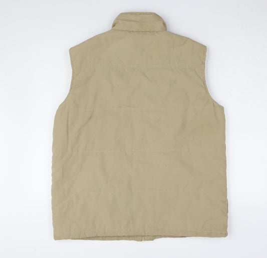 Trespass Men's Beige Lined Waistcoat - L