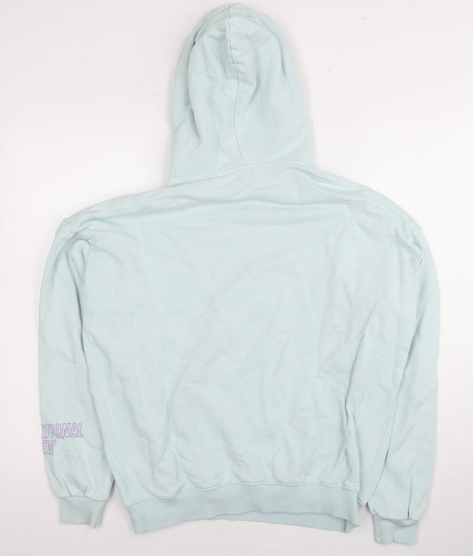 Pull & Bear Women’s Blue Pullover Hoodie, Size S