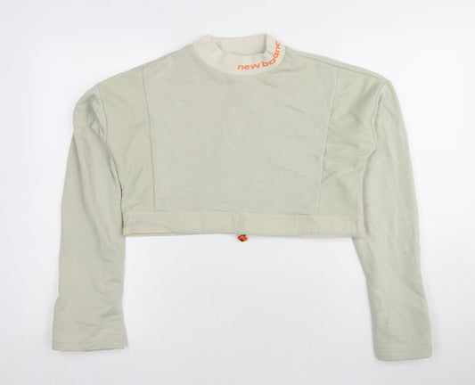 New Balance Women's Green S Pullover Sweatshirt