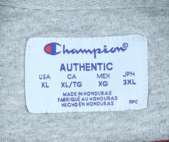 Champion Men's Red XL Pullover Sweatshirt