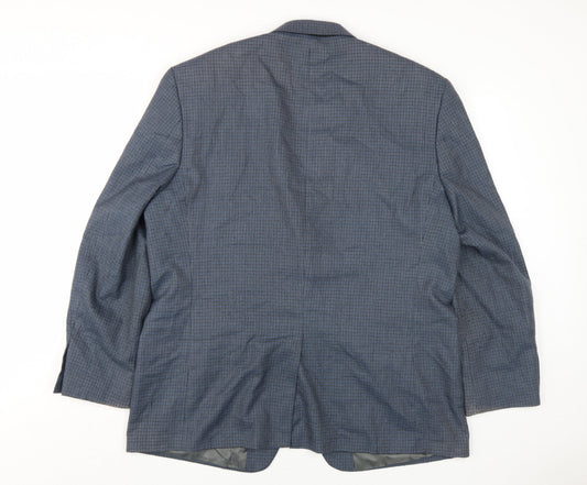 Chaps Men's Blue Check Blazer 46R