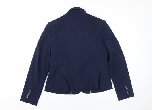 Marks and Spencer Women's Blue Suit Jacket Size 12