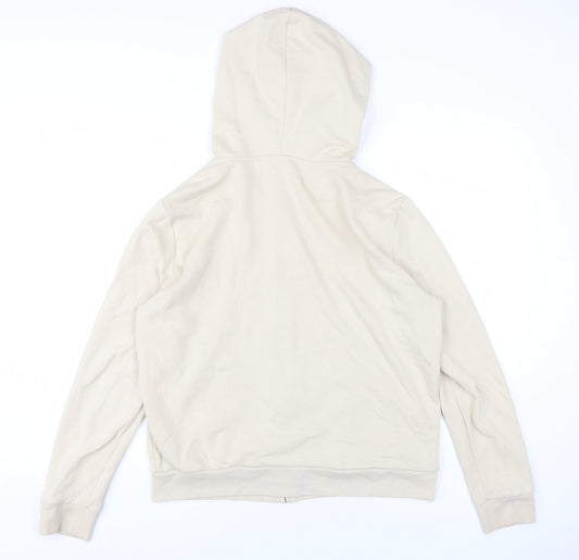 Victoria's Secret Women's Beige Full Zip Hoodie L