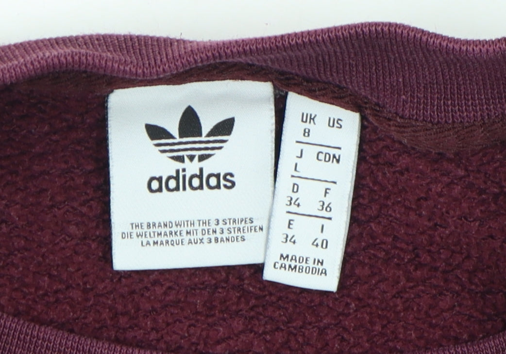 Adidas Unisex Sweatshirt, Size 8, Multicoloured Pullover
