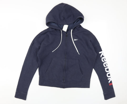 Reebok Women's Blue XS Full Zip Hoodie