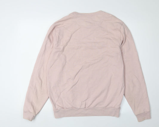 Jack Wills Women's Pink Pullover Sweatshirt - Size S