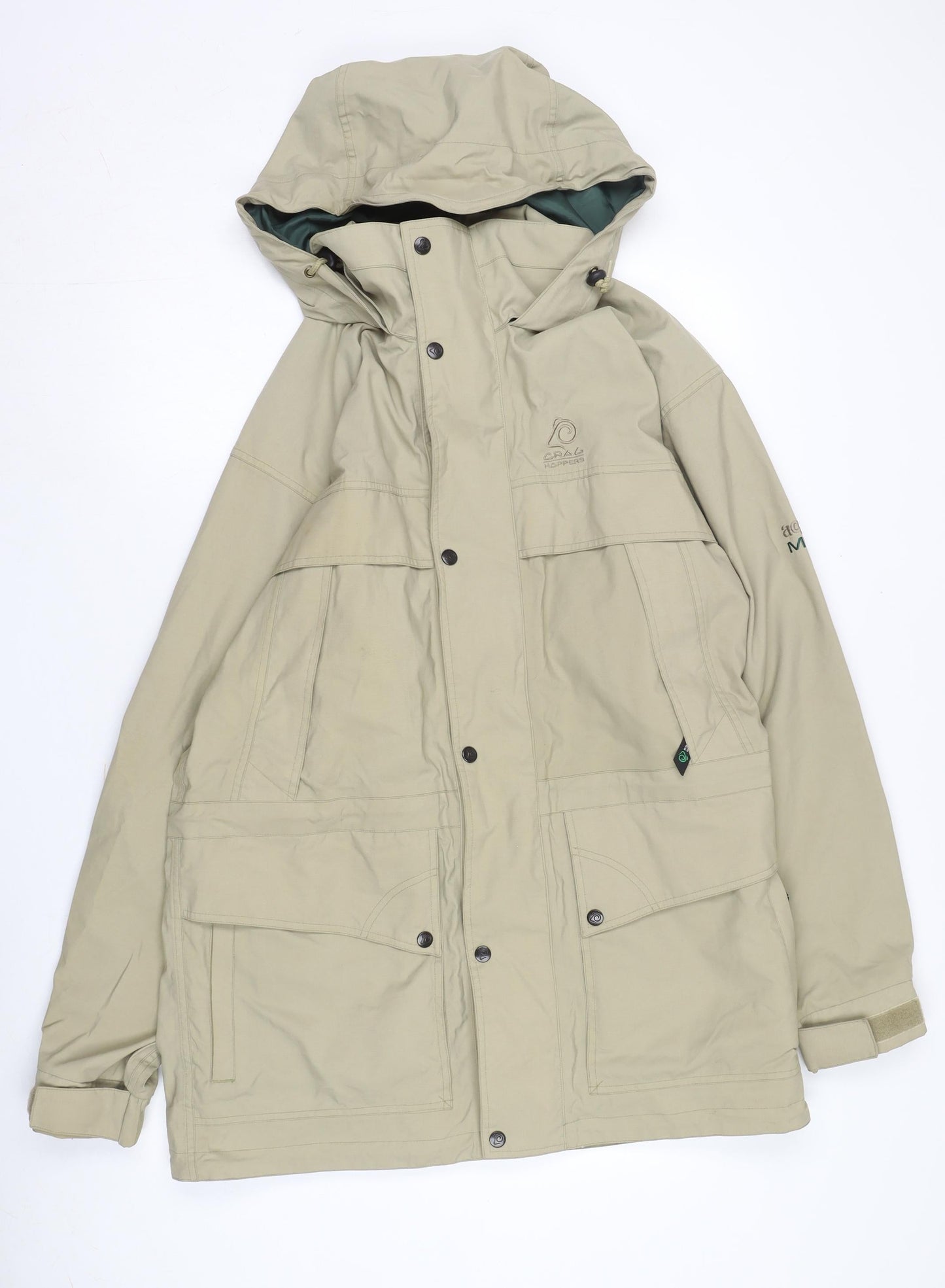 Craghoppers Men's Beige M Parka Jacket with Hood