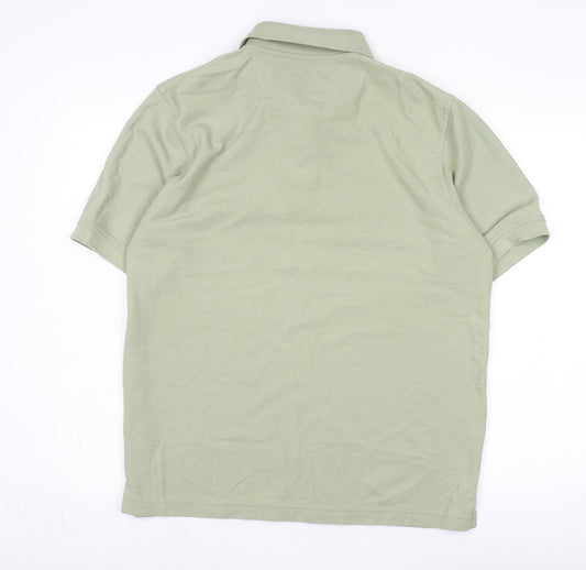 Farah Men's Green Polo Shirt Large Casual Wear