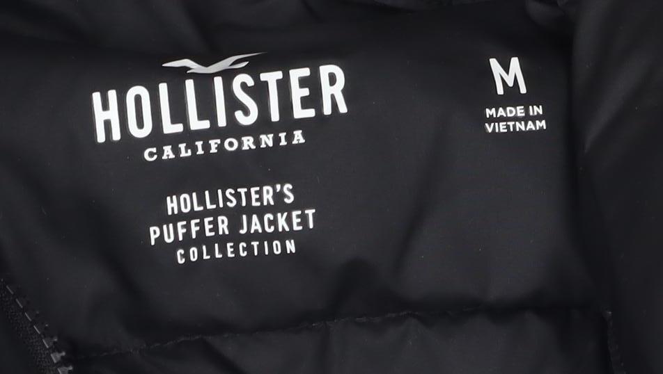 Hollister Women's Black M Puffer Jacket