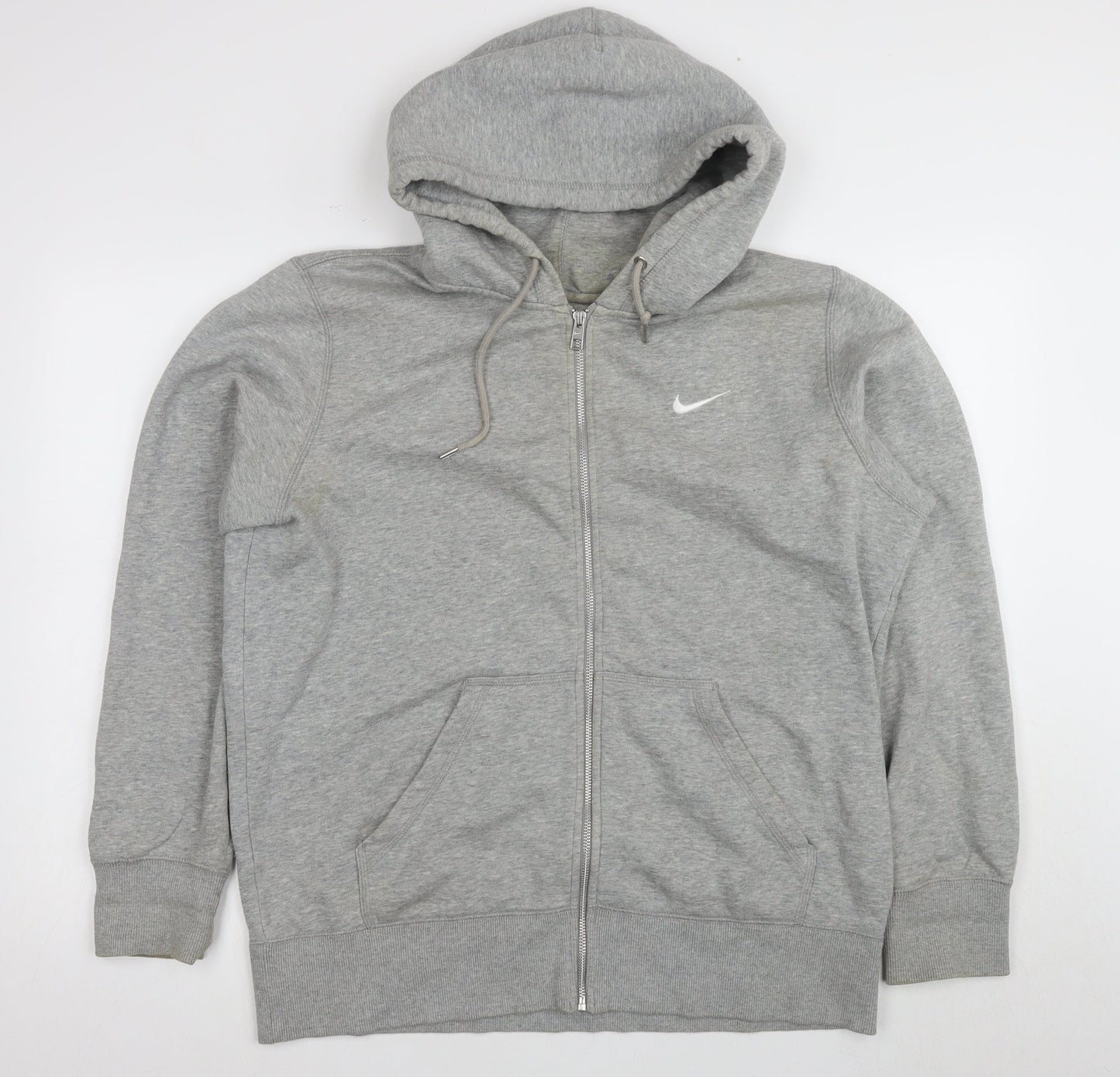 Nike Men's Grey Full Zip Hoodie 7XL