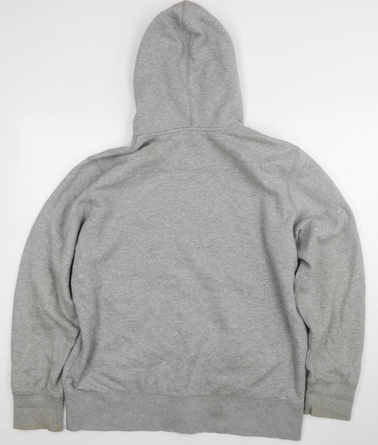 Nike Men's Grey Full Zip Hoodie 7XL