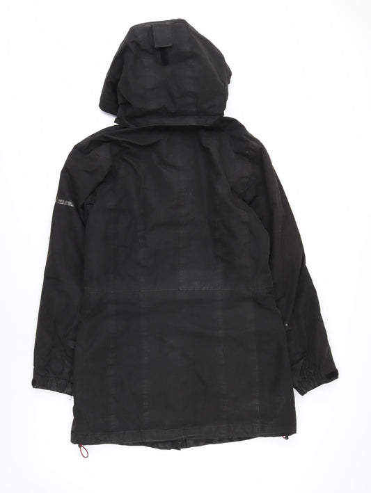Trespass Men's Black Waterproof Parka Jacket Size S