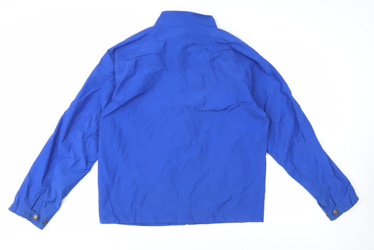 Timberland Men's Blue Waterproof Windbreaker Jacket L