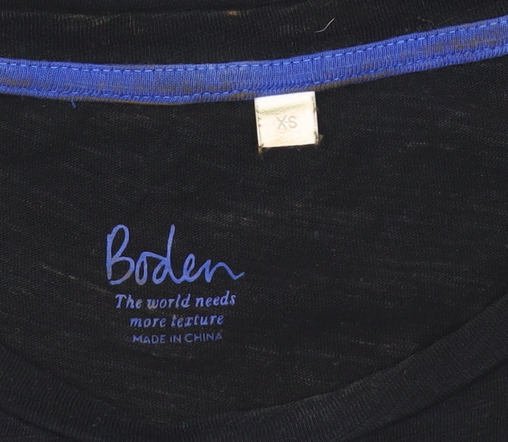 Boden Women's Black XS Basic T-Shirt