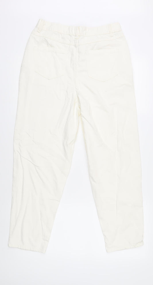 Urban Bliss Women's Ivory Chino Trousers - Size 6