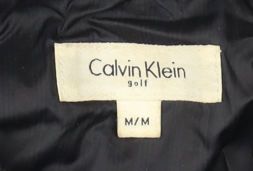 Calvin Klein Men's Black Windbreaker Jacket M