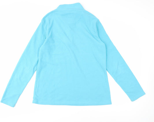 Peter Storm Women's Blue Fleece Pullover, Size 16