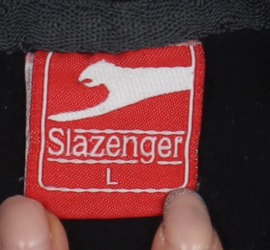 Slazenger Men's Black Pullover Hoodie Size L