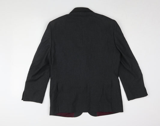 Charlton Gray Men's Black Blazer Size 38S