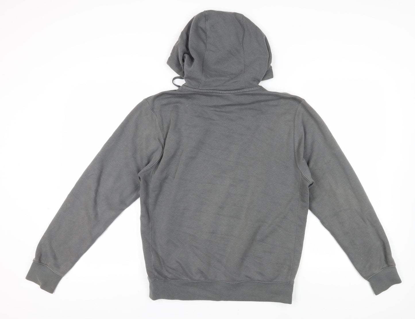 Nike Men's Grey Full Zip Hoodie - Size S