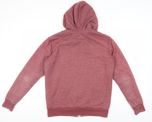 Billabong Men's Red Full Zip Hoodie Size S
