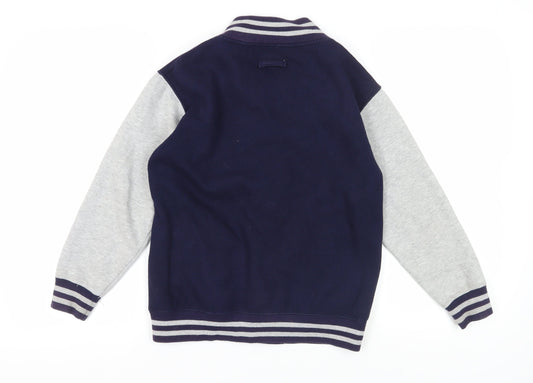 Malcolm & Gerald Boys Blue Varsity Jacket 12-13 Years